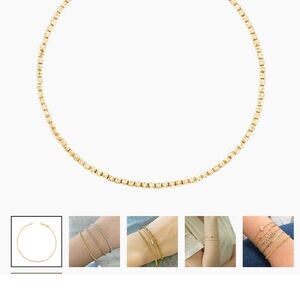 Rose Gold Moon cut bracelet from BabyGold